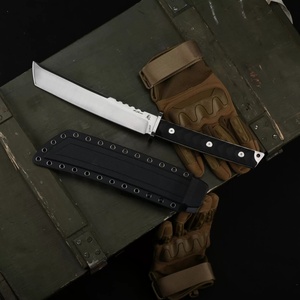 Cuchillo de Hoja Fija Ghost para Supervivencia al Aire Libre, Camping y Caza - Acero Inoxidable con Mango G10, Personalizable OEM - Product Image 3