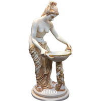 Statue élégante de déesse du foyer inspirée d'Hestia-Mythologie grecque Home Decor