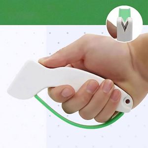 Aiguiseur de couteaux manuel en acier tungstène, écologique, vert, portable, professionnel - Product Image 4
