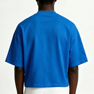 T-shirt da uomo oversize personalizzabili in cotone 100% (300 g/m²) a manica corta, girocollo, con stampa a rilievo, design neutro, affidabile - Product Image 2