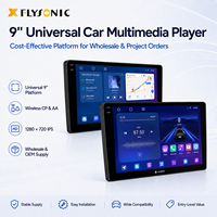 Lecteur multimédia automobile Android universel FYDZ 9 pouces, écran QLED, navigation, CarPlay sans fil, Android Auto, lecteur automobile