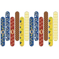 Bracelet circulaire Pat-Pat en PVC Sonic Merchandise avec motifs de foudres circulaires inspirés du jeu - Cadeau idéal pour les enfants