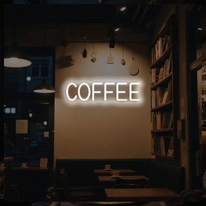 COFFEE Letreros Neon LED dimmable USB powered ambient <b>light</b> store <b>window</b> decoration <b>light</b> street indicator <b>light</b> landscape <b>light</b> - Product Image 3