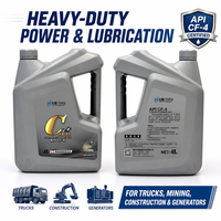 Huile moteur diesel Premium CF-4 15W-40 Lubrifiant haute performance pour camions lourds 4L