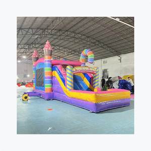Bonbons Gonflables Bonce Maison Toboggan Combo Enfants Sautant Jouets Commercial Château Rebondissant - Product Image 5