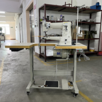Machine à coudre industrielle à cylindre à aiguille simple JN-335, machine à coudre à cylindre à grand crochet pour chaussures