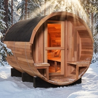 Sauna panoramique en bois bon marché à vendre