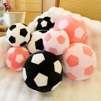 Peluche de football de simulation, poupée pour enfants, ballon de football rond, coussin moelleux, poupée à attraper, cadeau de vacances pour garçon