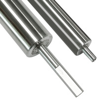 Composant d'équipement industriel 316 #   Rouleau miroir en acier inoxydable, rouleau supérieur en acier, roue de blocage d'eau