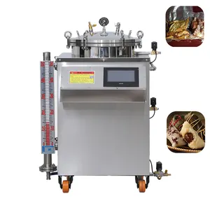 Esterilizador de alimentos para embalagem a vácuo, retorta vertical de laboratório, autoclave, esterilizador