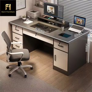 2025 nuevo estilo Escritorio de computadora minimalista moderno Escritorio de oficina y juego de sillas escritorio con cajones ordenador de casa Escritorio de Estudiante - Product Image 4