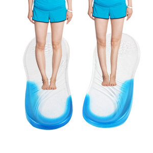 Nuovo sette punti O X gambe soletta Gel assorbimento degli urti Anti-usura <span class=keywords><strong>tacchi</strong></span> <span class=keywords><strong>alti</strong></span> invisibili pastiglie plantari fascite ortotica mezze solette - Product Image 1