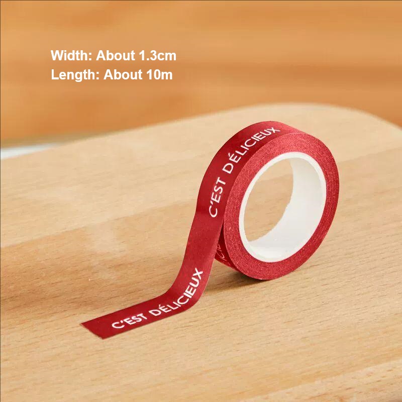 Autocollant en rouleau (rouge, non vendu séparément)