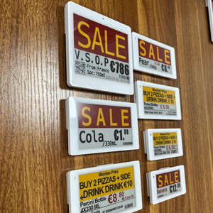 Étiquettes de prix numériques pour supermarché, 4,2 pouces, Bluetooth 5.0, API 2,4 GHz, kit de démonstration électronique, étiquettes électroniques E Ink, ESL - Product Image 1