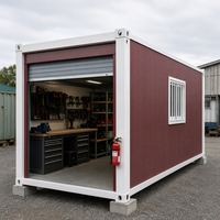 Garantie 5 ans, installation rapide, panneau sandwich en acier à assembler, préfabriqué en kit pour dortoirs de mineurs, maison conteneur