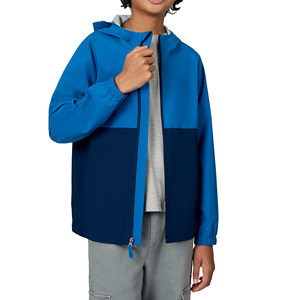 Veste d'automne pour garçon, chaude, écologique, imperméable, coupe-vent, respirante, à capuche, avec fermeture éclair et poche avant - Product Image 5