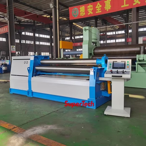 <span class=keywords><strong>SUPERTECH</strong></span> W12-25 * 2500 tự động thép không gỉ Bốn Con lăn thủy lực Máy uốn Độ chính xác cao nặng nhiệm vụ cho động cơ PVC - Product Image 1