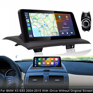 10.25 "4g 64g lecteur multimédia de voiture stéréo Gps Radio Android pour BMW X3 X4 E83 2004-2010 CIC avec adaptateur sans fil Carplay - Product Image 6