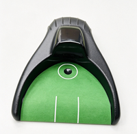 Machine de retour de balles de golf électronique portable, unité de putting automatique pour l'intérieur