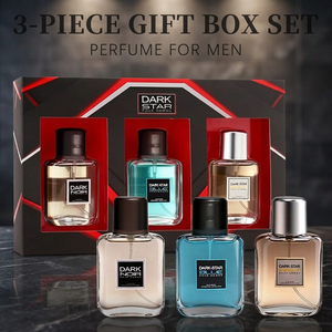 Set da Uomo Eco-Friendly 3 Pezzi 1.0fl.oz Eau De Toilette Spray Colonia - Profumo Legnoso Speziato - Mirtillo Rosso Limone Italiano Modello - Product Image 2