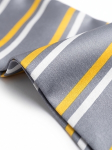 Cravate professionnelle ANIMA en soie jacquard tissée avec logo Cygne Blanc, cravates personnalisées pour hommes, cravates à logo sur mesure, vente en gros - Product Image 4