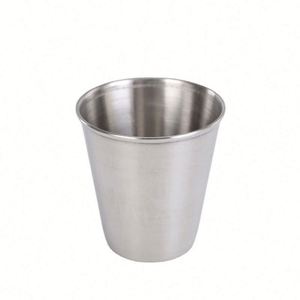 Ensemble de tasses à bière portables en acier inoxydable épaissi de 70 ml avec housse en cuir PU - Product Image 3