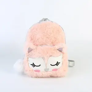 Volpe di peluche Zaino Morbido Velluto Animale Backbag Bambino Del Bambino Dei Bambini Zaini Carino Peluche Piccolo Dei Ragazzi Delle Ragazze Zaini Animali Regali