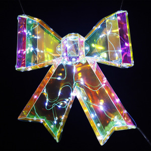 Ornements de Noël Lumineux Série Nœud Papillon : Nœuds Lumineux LED Étanche pour Intérieur et Extérieur - Product Image 6