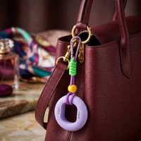 Anillo Fortalecedor de Agarre de Silicona Portátil, con Logotipo Personalizado, Color Personalizado, Llavero Antiestrés, Colgante Decorativo para Bolsa/Mochila