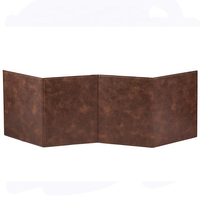 Écran de Maître de Jeu Pliable en Cuir PU 5e pour D&D, Accessoire de Jeu de Rôle pour Table de Jeu