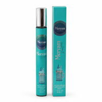 Desain Modern Hijau Teal untuk Parfum Pria, Spray Mini Tube Display Stand, Cocok untuk Pantai, Kapal Pesiar, Piknik, Tahan Lama