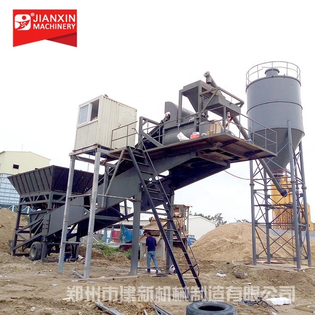 60M3 Mobile Concrete Batching Plant Cement Silo with Reasonable Price