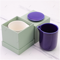 Nouvelle Arrivée Aroma : Pot à Bougie en Céramique Fait Main avec Boîte d'Emballage – Décoration Moderne pour la Maison et Noël