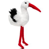 7826 3D réaliste en peluche cigogne doux Animal sauvage jouet avec longue jambe oiseau peluches cadeaux pour enfant garçons filles moelleux en peluche cigogne jouet