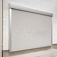 Porte de garage automatique antivol en aluminium pour villa, volet roulant électrique sécurisé