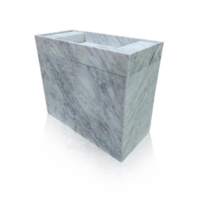 <span class=keywords><strong>Mobile</strong></span> <span class=keywords><strong>Bagno</strong></span> Freestanding Personalizzato in Marmo Bianco di Carrara per Progetti di Design d'Interni per Hotel - Product Image 6