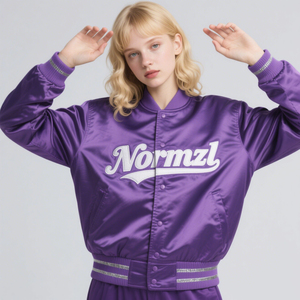 <strong>Custom</strong> Team Sports &amp; Club Name Logo Dance Tracksuit Baseball Varsity <strong>Jacket</strong> Breathable Cheer Warm Up Baseball <strong>Jacket</strong> - Product Image 1