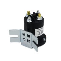 Contacteur DC monophasé 125A 12V 24V 48V en alliage d'argent, relais 1NO pour démarrage de pompe à huile, batterie de camion électrique