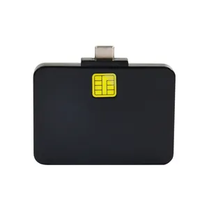 ZOWEETEK ZW-12027-1 USB-C 스마트 카드 리더 지원 ATM/ID/IC/SIS, 스마트 폰 및 태블릿 용 ISO 7816 CAC 카드 리더