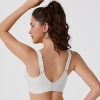 Soutien-gorge push-up sans couture sans armatures ultra-fin à couvrance totale, bretelles convertibles, col en V, grande taille, style européen-américain, pour l'export