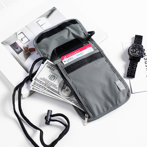 Portafoglio da viaggio con porta passaporto con blocco RFID marsupio per uomo e <span class=keywords><strong>donna</strong></span> per tenere al sicuro i documenti - Product Image 1