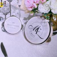White 6 Inch Drums Wedding Favor Musical Instrument Wooden Single Row Handheld Drum Noise Maker Party Favor Price