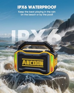 Loa 160W có âm trầm, thời gian phát nhạc 20 giờ, chống nước IPX6, loa công suất lớn dùng cho công trường, ngoài trời, xưởng, nhà để xe - Product Image 3