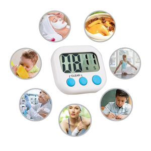 Wholesale Kitchen <b>Timer</b> LCD Display Large Screen Electronic Positive Negative Baking Reminder Timing Big Loud Alarm - Product Image 1