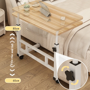 Household Wood <strong>Table</strong> Height Adjustment for Laptop Bed <strong>Side</strong> <strong>Table</strong> Movable Study <strong>Desk</strong> for Kids Makde up <strong>Table</strong> - Product Image 6