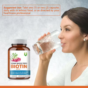 อาหารเสริมคุณภาพสูง ไบโอติน 5000mcg แคปซูลวีแกนเพื่อความงาม บำรุงผม ผิว เล็บให้แข็งแรง - Product Image 6