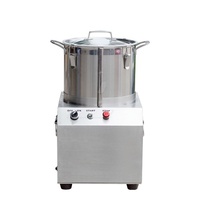Multifunctionele roestvrijstalen versnipperaar en vulmachine voor groentevlees, knoflook, peper - 550W 220V