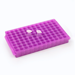 ชั้นวางหลอด PCR แบบสองด้าน 96 หลุม ทำจากพลาสติก สำหรับใช้ในห้องปฏิบัติการ - Product Image 5