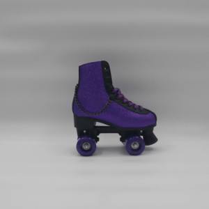 Patins <span class=keywords><strong>à</strong></span> roulettes en PVC en cuir pailleté de qualité professionnelle chaîne réglable pour enfants et adultes chaussures de patin <span class=keywords><strong>à</strong></span> roulettes clignotantes - Product Image 6