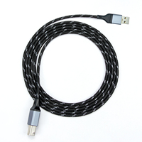 Vente en gros 2in1 Câble Usb de haute qualité Usb2.0 A mâle vers Usb B mâle et C mâle Câble d'imprimante 2M pour imprimante HP Canon Caméra Epson